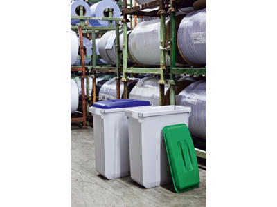 Affaldspand Durabin 60L. hvid rektangulær