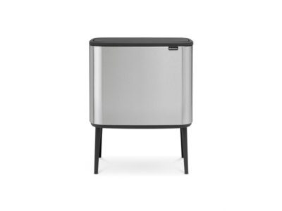 Brabantia affaldsspand med låg | Bo Touch Bin | 11 + 23 liter | Mat stål