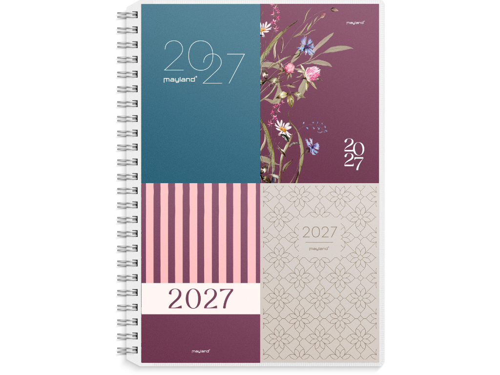 A5 ugekalender tværformat m/4 illu. 2027