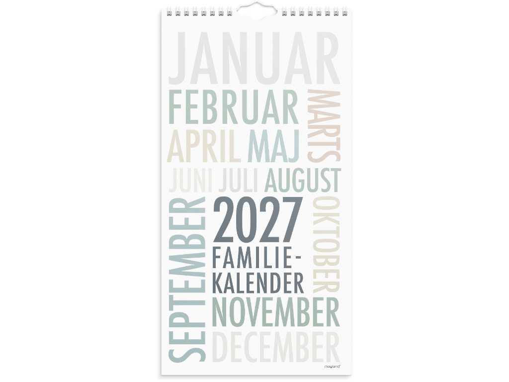 Familiekalender TrendArt 2027