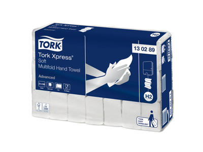 Håndklædeark Tork H2 130289 Advanced 2-lags 21x180 ark