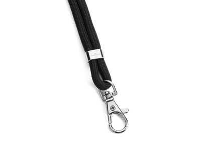 Nøglesnor/Keyhanger Durable rPET med karabinhage og sikkerhedslås sort 10 stk