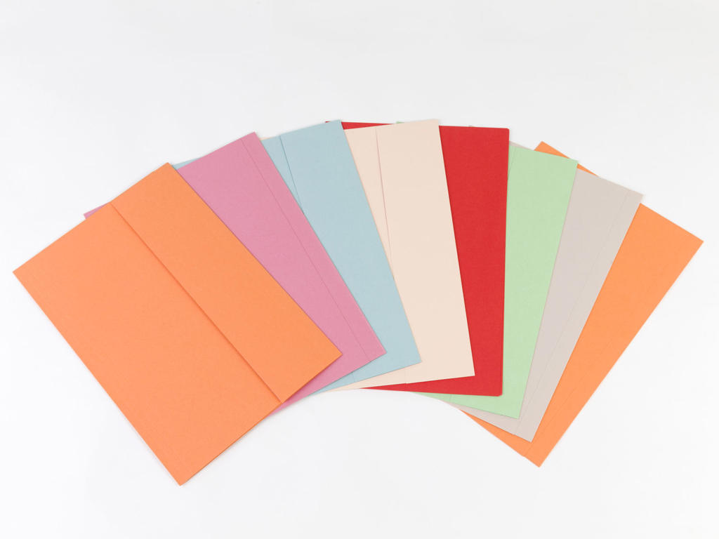 Kartonmappe Folio 103 801047 m/1 klap yellow 