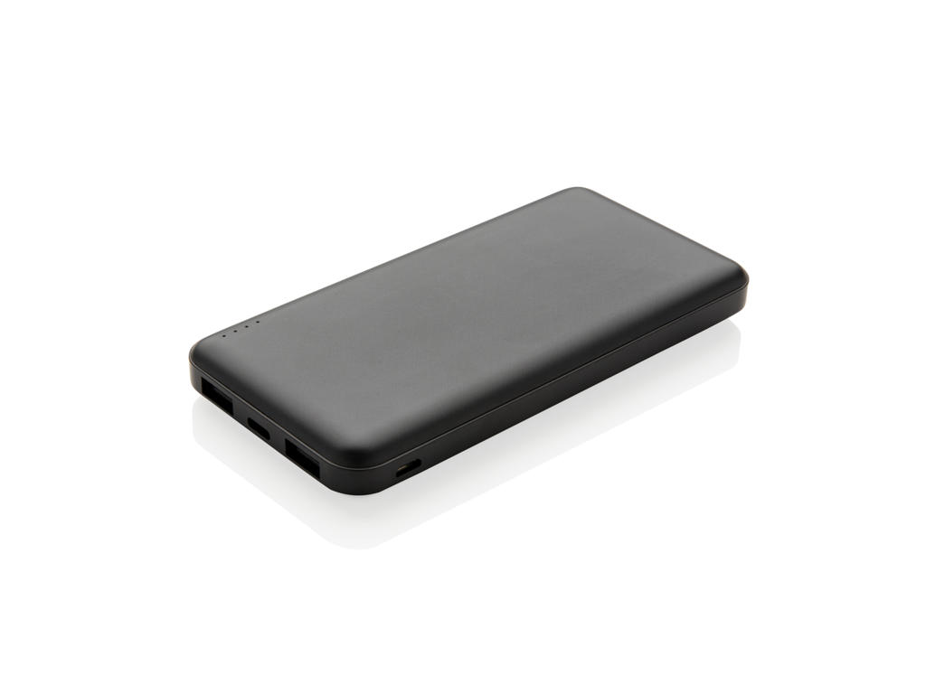 High Density 10.000 mAh lomme powerbank, sort