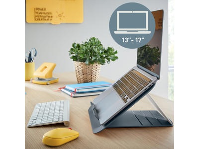 Laptop riser Leitz Ergo Cosy justerbar mørkegrå