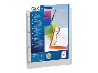 Indstiksringbind A4+ 20 mm klar