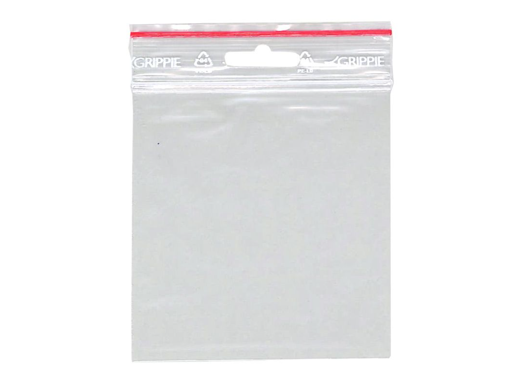 Lynlåspose Grippie 100x100mm u/skrivefelt 1000 stk.