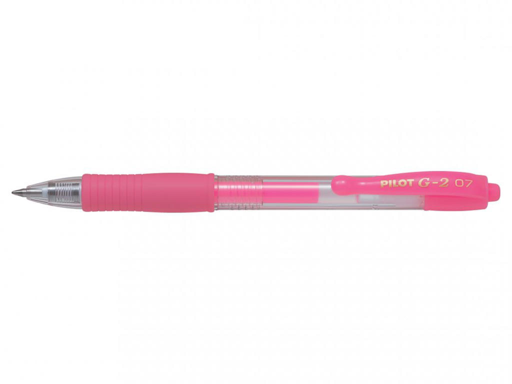 Pilot gelpen G-2 neon 0,7 medium pink