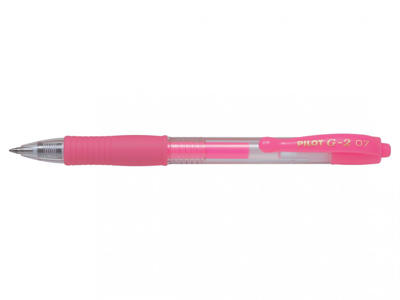 Pilot gelpen G-2 neon 0,7 medium pink