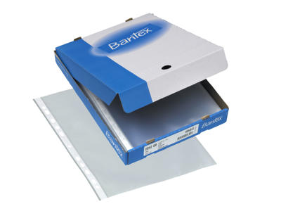 Plastlomme A4 0,09 præg å/top 100 stk