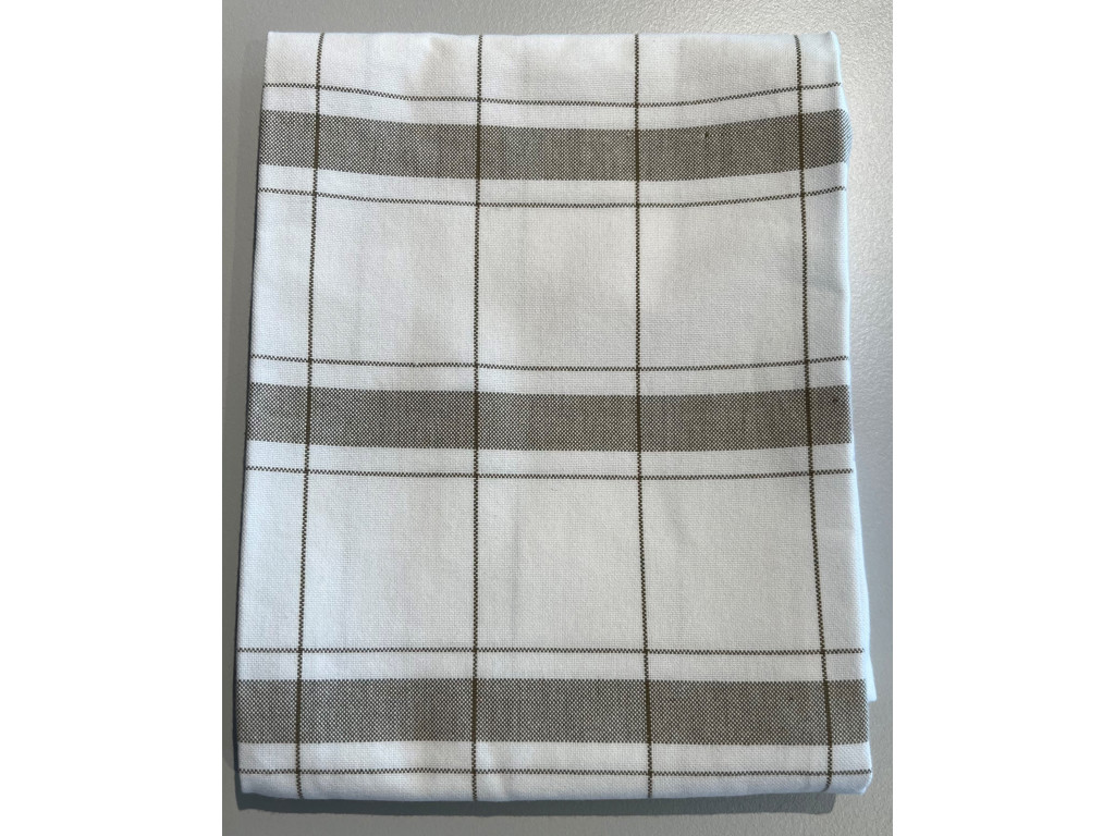 Viskestykke House Doctor creme/oliven 73x55 cm 2 stk