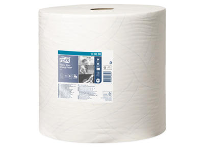 Aftørringspapir Tork W1 130060 Kraftig 2-lags hvid 1000 ark/rl.
