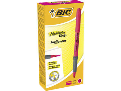 Overstregningstusch | Bic Brite liner grip | pink