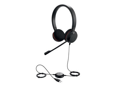 Headset Jabra Evolve 20 MS stereo USB sort