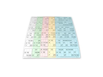 S-Bingo kupon grøn 100 blade