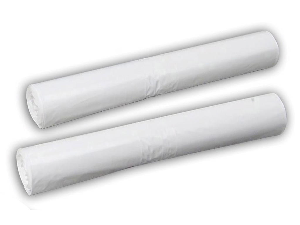 Affaldssæk | 70x110 cm | 100 L | hvid | 55 mic | LDPE | 10x10 stk