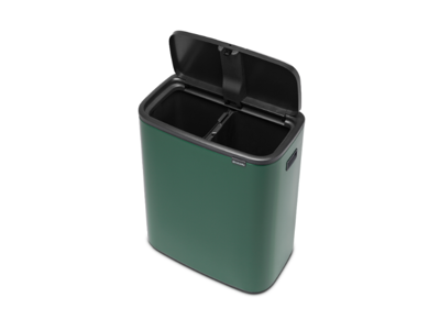 Brabantia affaldsspand med låg | Bo Touch | 2 x 30 liter | Grøn
