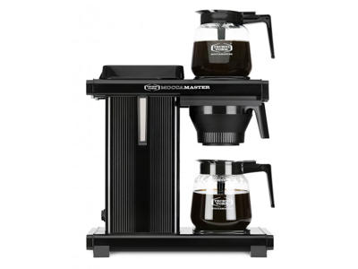 Moccamaster Kaffemaskine  2 glaskander manuel sort