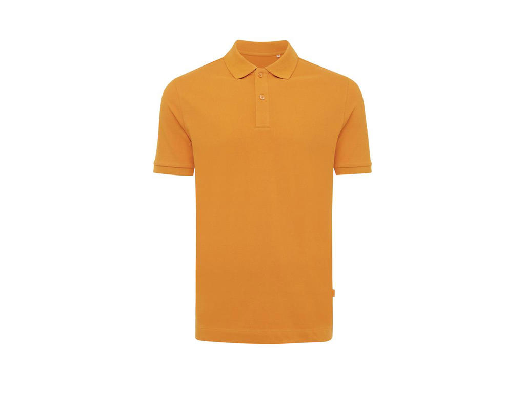 Iqoniq Yosemite polo pique i genanvendt bomuld, sundial orange