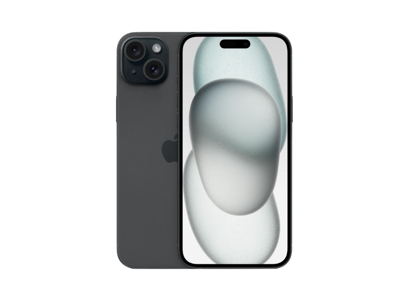 Apple iPhone 15 plus 128 gb sort (omvendt betalingspligt)