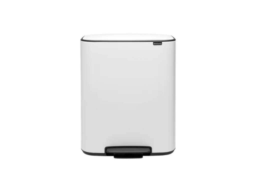 Brabantia Pedalspand Bo | 2 x 30 liter | Hvid