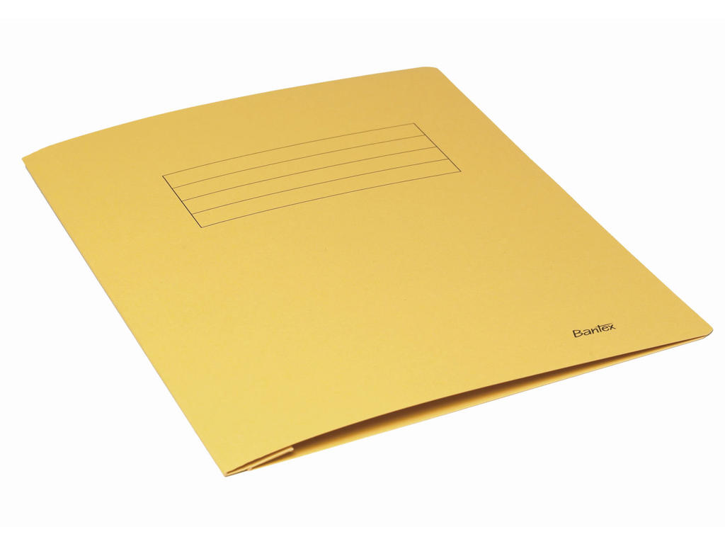 Arbejdsmappe Bantex A4 gul