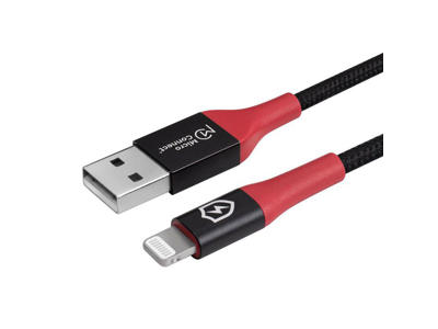 MicroConnect Safe Charge USB-A to Lightning Data Blocker cable 1.5m