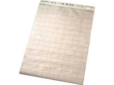 Flipoverpapir tern 55x71 cm. 50 ark