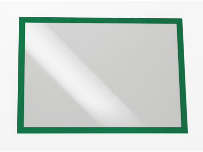 Skilt Duraframe® A3 grøn selvklæbende 2 stk