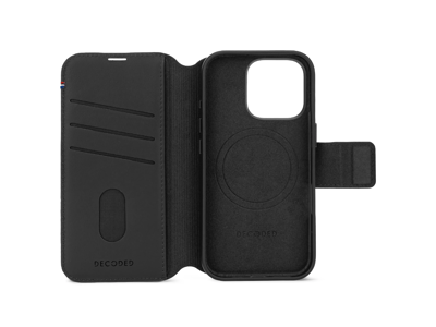 Cover til iPhone 16 Pro Decoded læder sort