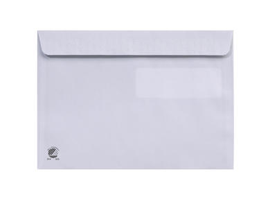 Kuverter C5 med rude 10085 P&S 500 stk.