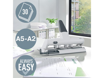 Hulapparat Leitz 5114 grå