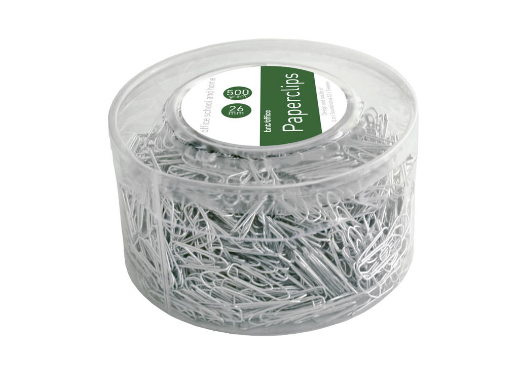 Clips 26 mm blank 1300 stk.