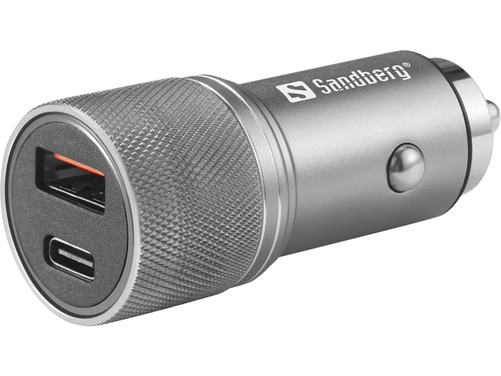 Sandberg Car Charger 48 W, 1 x USB-A 1 x USB-C