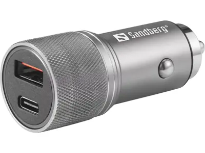 Sandberg Car Charger 48 W, 1 x USB-A 1 x USB-C