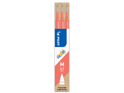 Refill Pilot FriXion koral pink 0,7 mm 3-stk