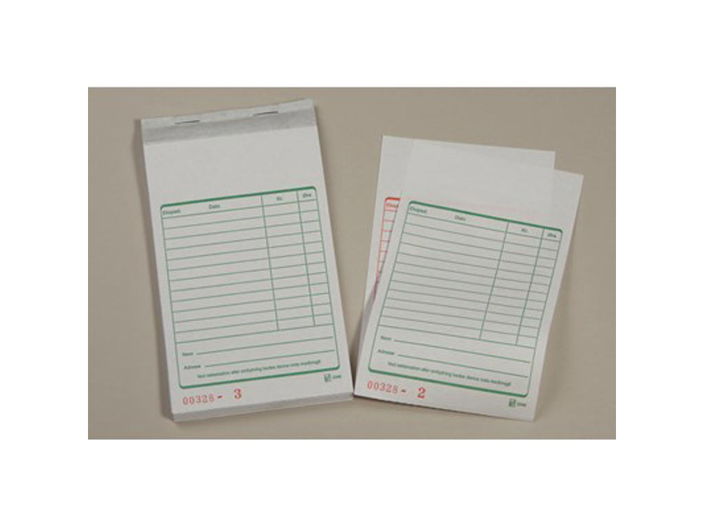 Kasseblokke GF2340 100x160mm 2x50 blade