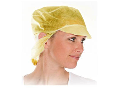 Hårnet Clip Cap gul Ø49 100 stk