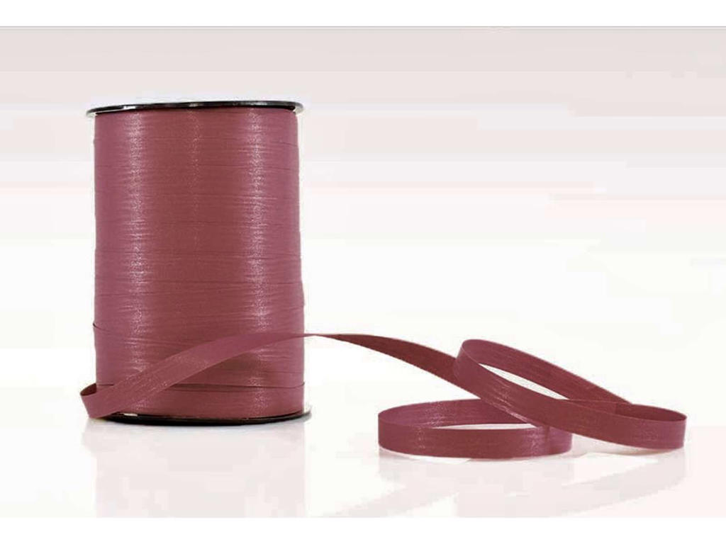 Gavebånd | 10mm x 250m | mat | vinrød