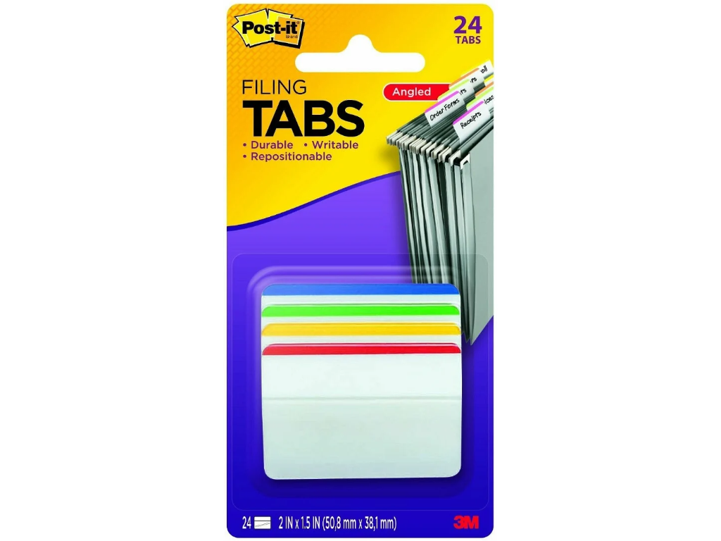 Indexfaner Post-it 686 50,8x38,1 mm strong m/knæk ass 