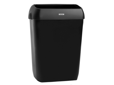 Affaldskurv Katrin 92285 50 l til væg sort