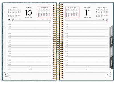 Dagkalender trend soft touch 2026