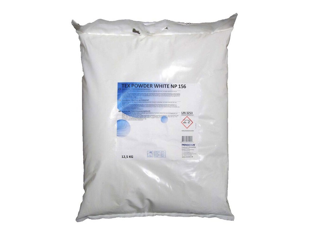 Tøjvask pulver Tex Powder 156 uden duft 12,5 kg
