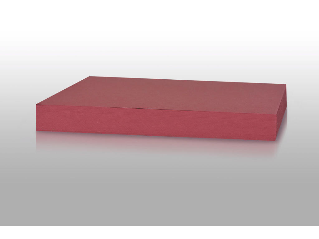 Karton A2 180 gr solbærrød 100 ark