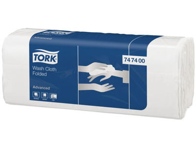 Vaskeklud Tork 747400 4 lags 19x25 cm  2400 stk