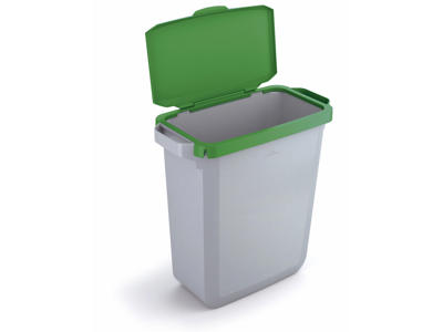 Hængslet låg t/Durabin 60L. grøn