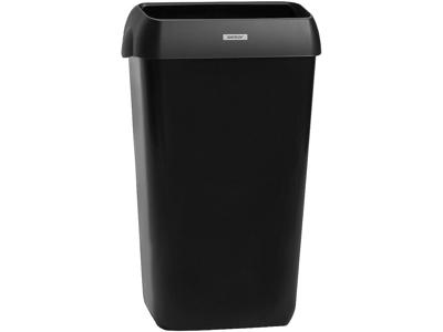 Affaldskurv Katrin 92261 25 l til væg sort 