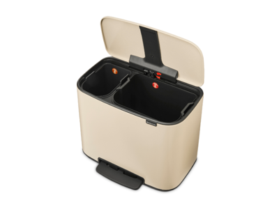 Brabantia Pedalspand Bo | 11 + 23 liter | Beige