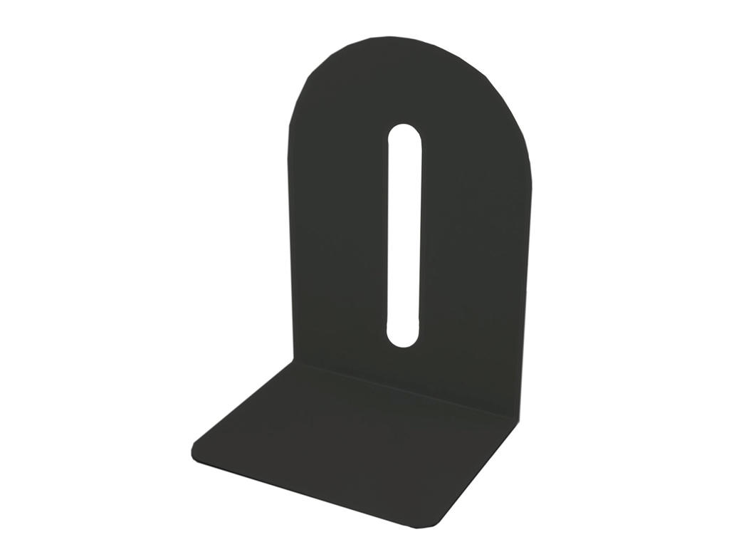 Bogstøtte metal 20 cm sort 