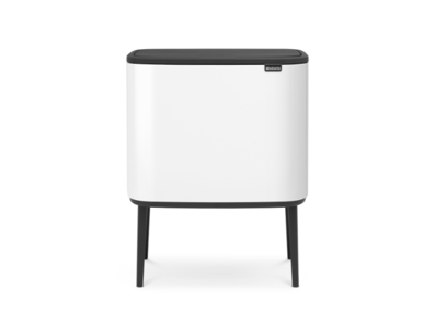 Brabantia affaldsspand med låg | Bo Touch Bin |  3 x 11 liter | Hvid